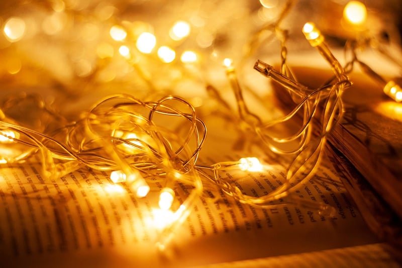 Fairy lights creating a magical ambiance